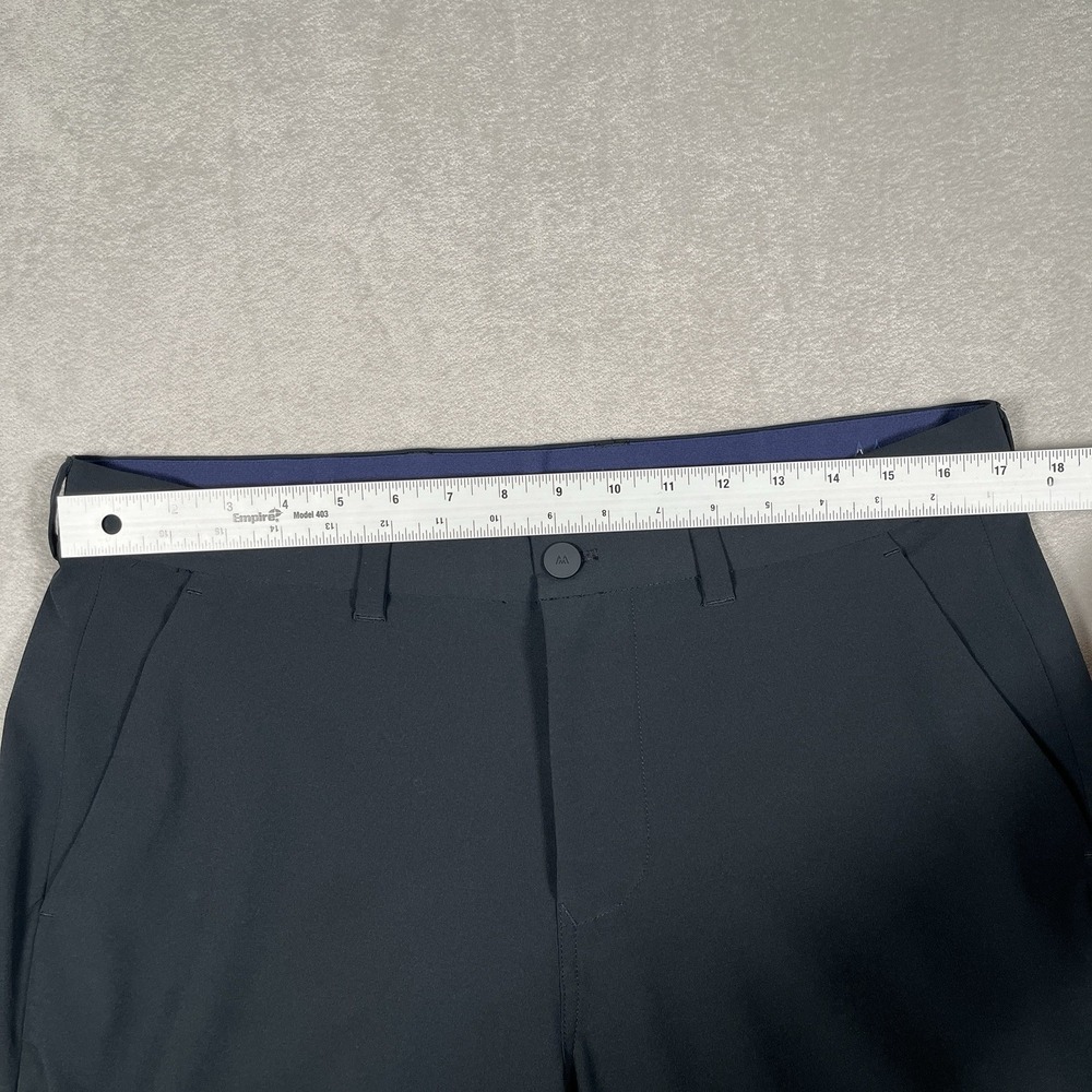 Mizzen+Main Men's Dress Pants 34W 32L Slim Helmsman Black Stretch Performance - Picture 8 of 10